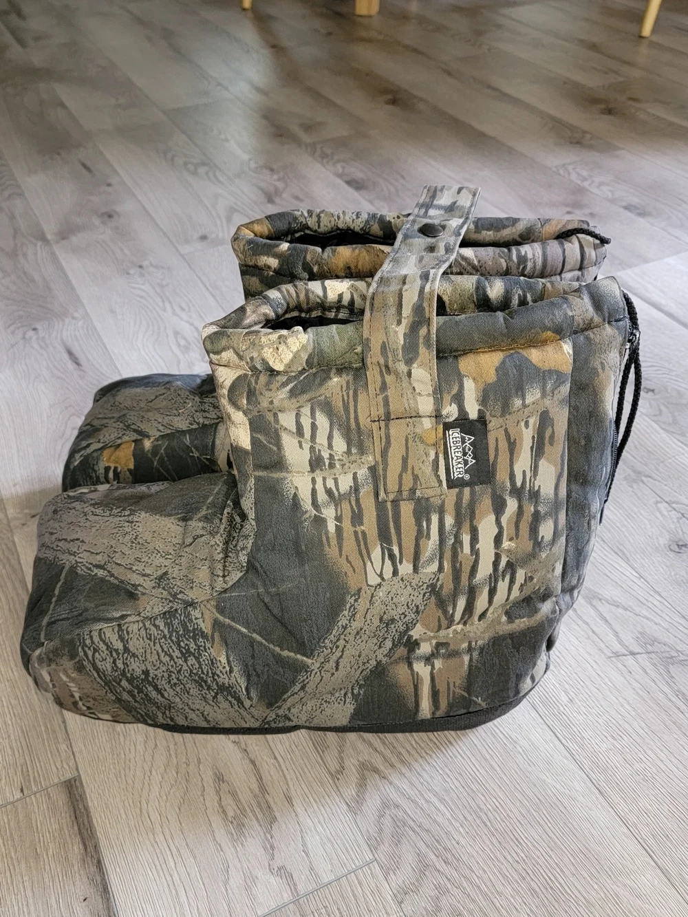 Icebreaker Camo Insulated Boots Mens L Mossy Oak Camouflage Blanket Overboot NEW